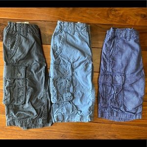 Lot of 3 Gap Cargo Shorts